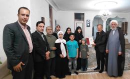 دیدار رئیس دانشگاه با خانواده معظم دانشجوی شهید خلیل کولیوند